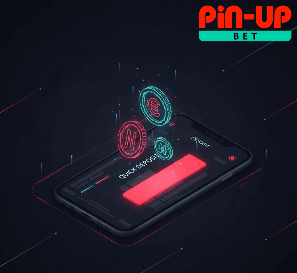 Pin Up Bet Deposit Interface